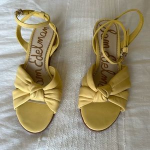Sam Edelman - Yellow Sandals - Size 6 - Excellent Condition